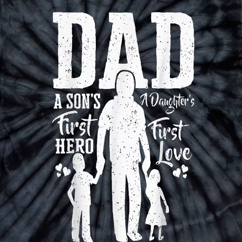 Proud Dad Of Twins Best Fathers Day Gift From Son Tie-Dye T-Shirt