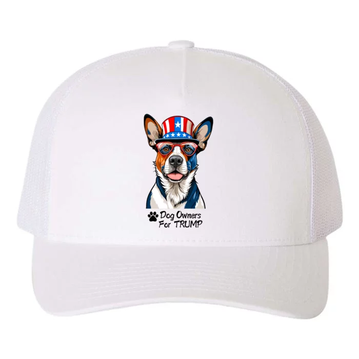 Patriotic Dog Owners For Trump Yupoong Adult 5-Panel Trucker Hat