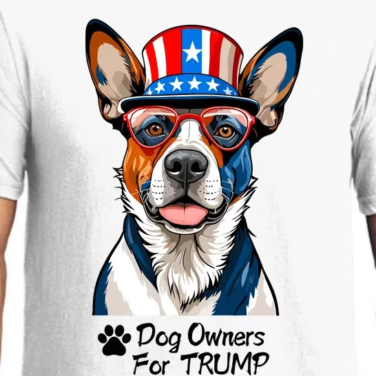 Patriotic Dog Owners For Trump Pajama Set