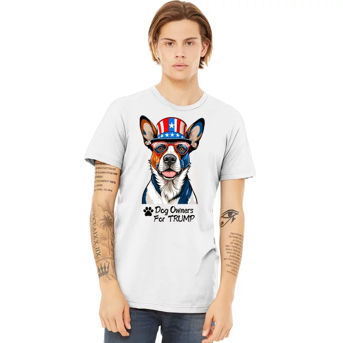 Patriotic Dog Owners For Trump Premium T-Shirt