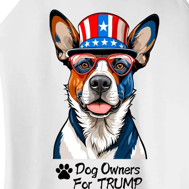 Patriotic Dog Owners For Trump Women’s Perfect Tri Rocker Tank