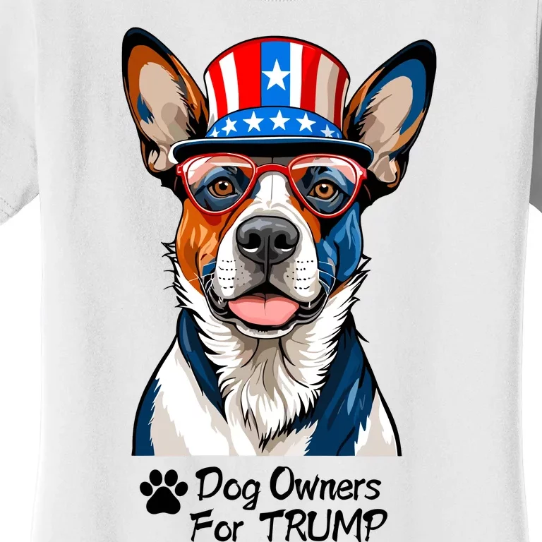 Patriotic Dog Owners For Trump Women's T-Shirt