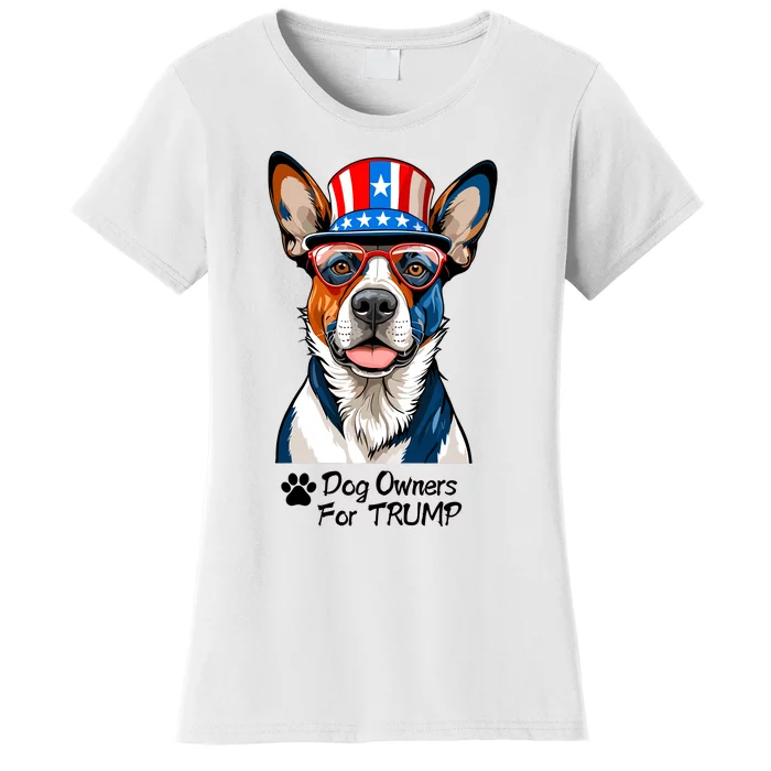 Patriotic Dog Owners For Trump Women's T-Shirt