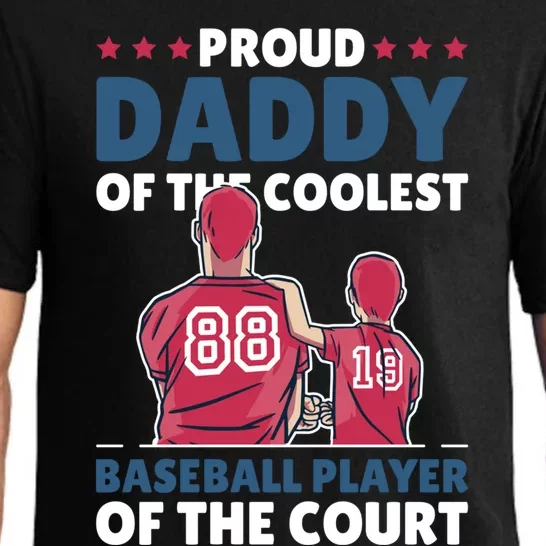 Proud Daddy Of The Coolest Baseball Player For Father's Day Gift Pajama Set