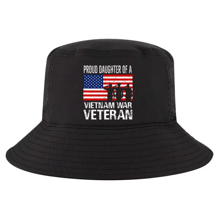 Proud Daughter Of A Vietnam War Veteran Cool Comfort Performance Bucket Hat