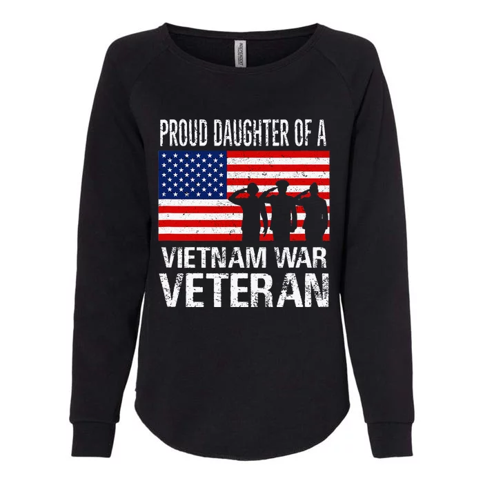 Proud Daughter Of A Vietnam War Veteran Womens California Wash Sweatshirt