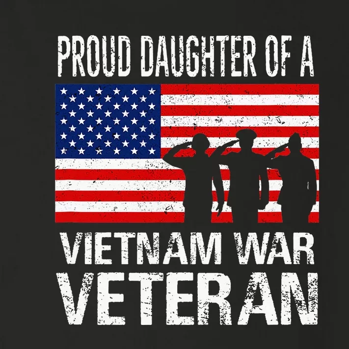 Proud Daughter Of A Vietnam War Veteran Toddler Long Sleeve Shirt