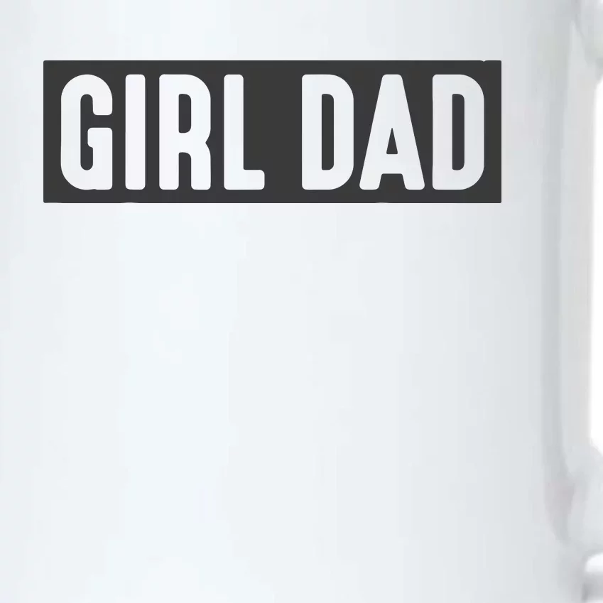 Proud Dad Of Girl Father Of Girl For Dad Fathers Day Black Color Changing Mug