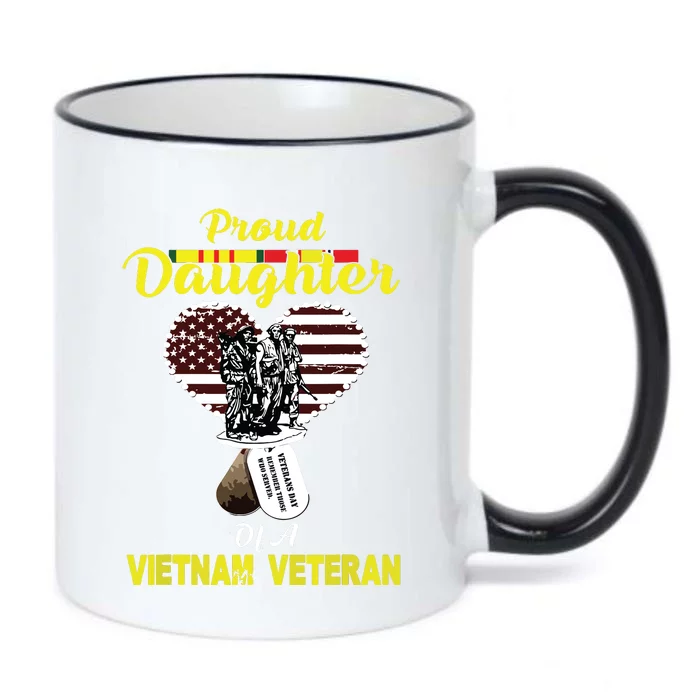 Proud Daughter Of A Vietnam Veteran T Veterans Day Black Color Changing Mug