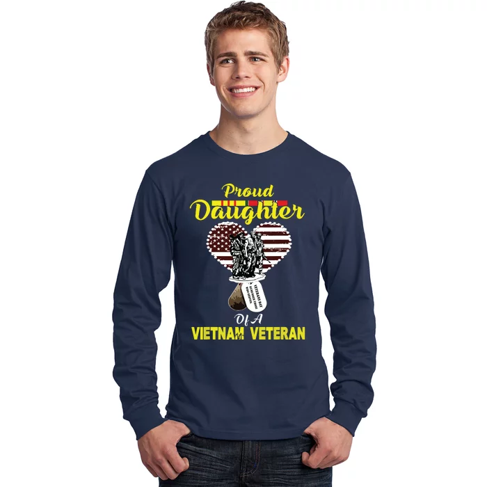 Proud Daughter Of A Vietnam Veteran T Veterans Day Long Sleeve Shirt