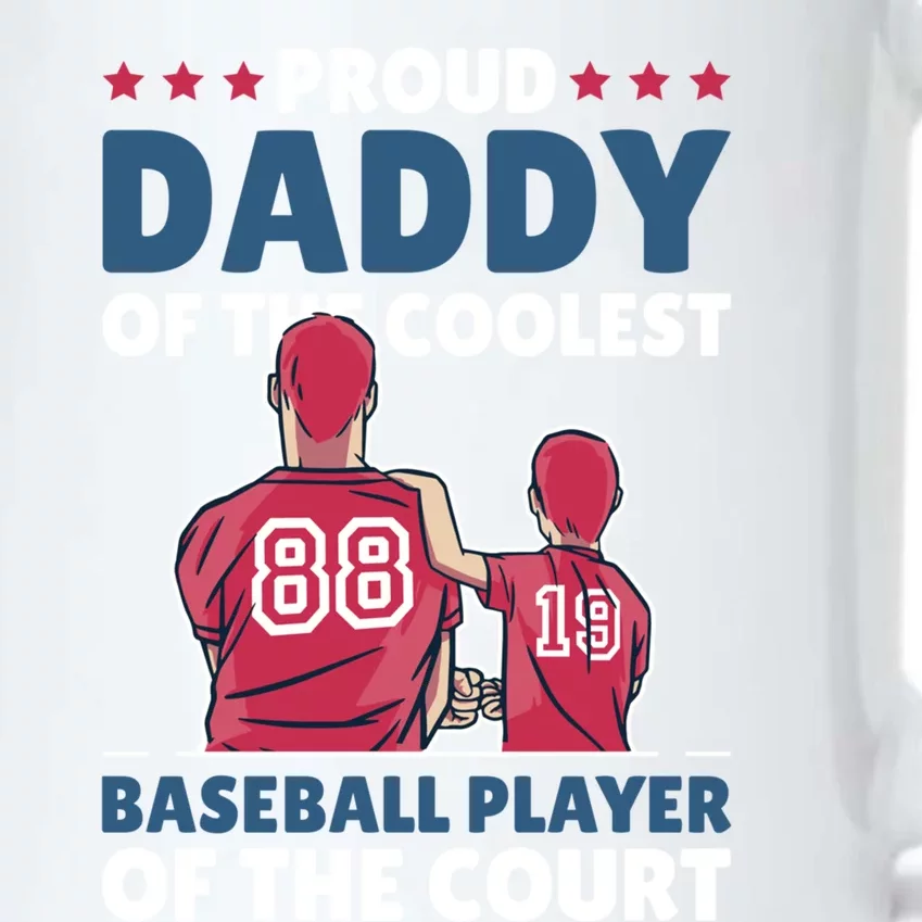 Proud Daddy Of The Coolest Baseball Player For Father's Day Gift Black Color Changing Mug