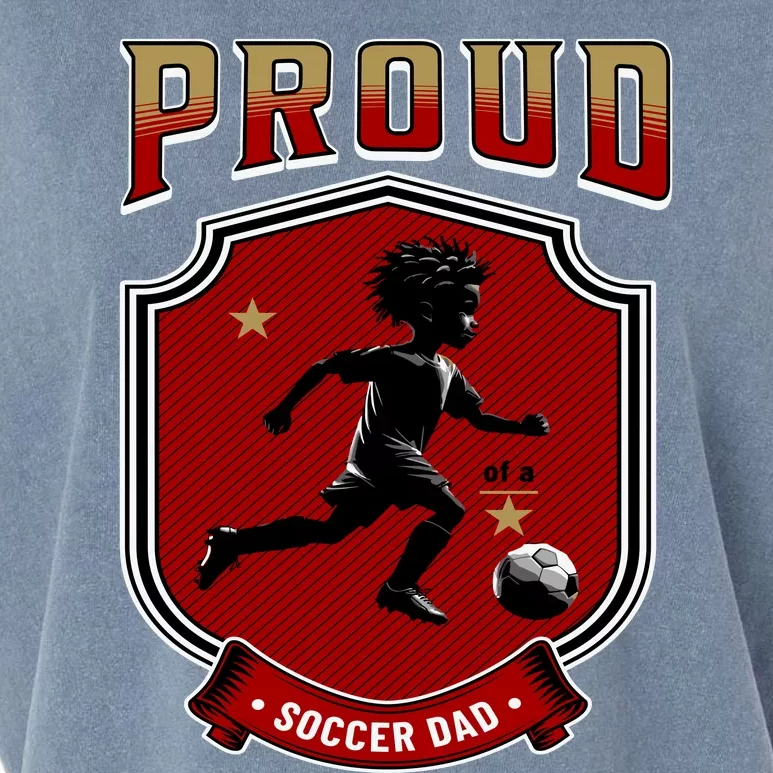 Proud Dad Of Soccer Player Soccer Dad Class Of 2025 Garment-Dyed Women's Muscle Tee