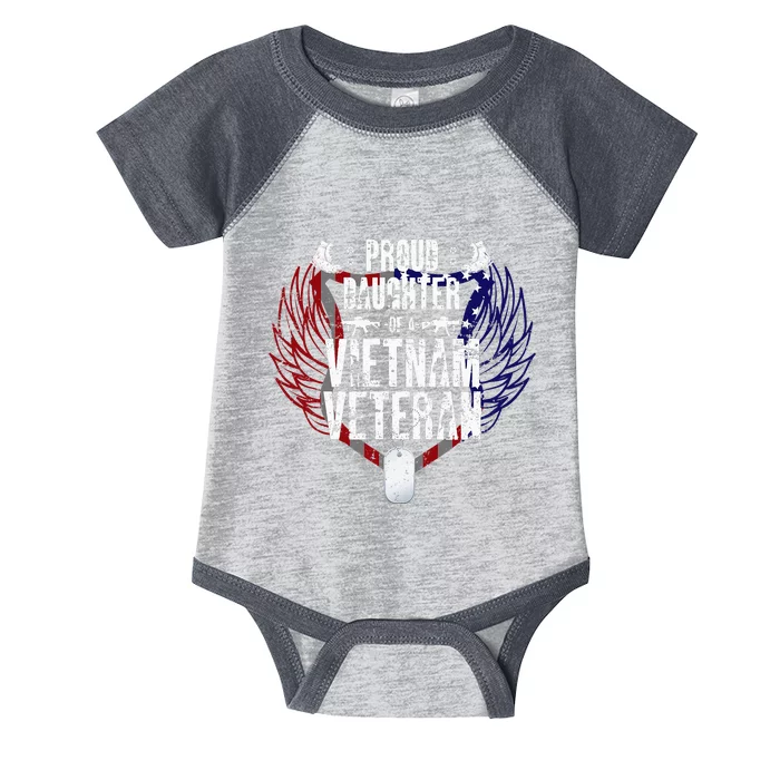 Proud Daughter Of A Vietnam Veteran Infant Baby Jersey Bodysuit