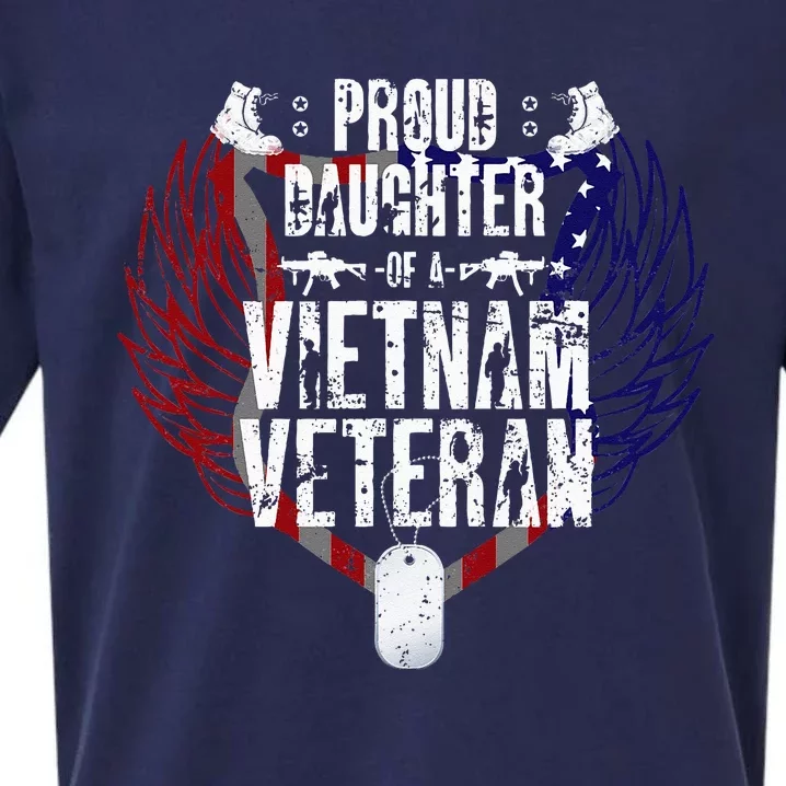 Proud Daughter Of A Vietnam Veteran Sueded Cloud Jersey T-Shirt