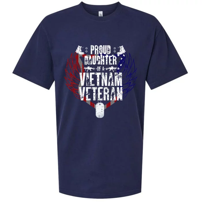 Proud Daughter Of A Vietnam Veteran Sueded Cloud Jersey T-Shirt