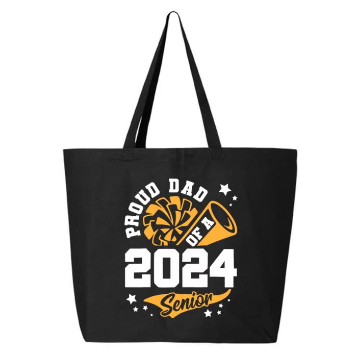 Proud Dad Of A 2024 Senior Cheer Dad Graduation Party 25L Jumbo Tote