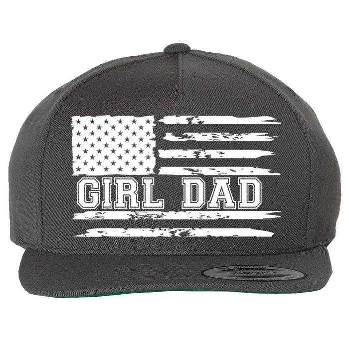 Proud Dad Of Father Of For Dad Xmas Fathers Day Wool Snapback Cap