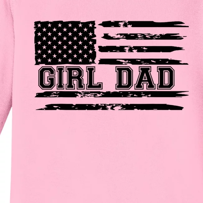 Proud Dad Of Father Of For Dad Xmas Fathers Day Baby Long Sleeve Bodysuit