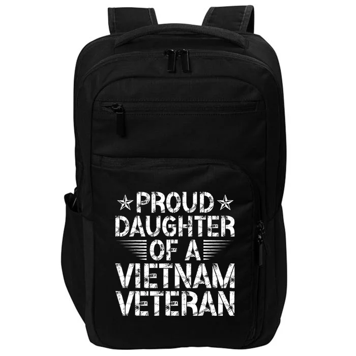 Proud Daughter Of A Vietnam Veteran Vintage Impact Tech Backpack