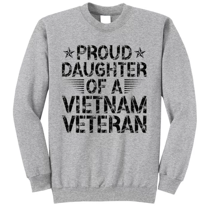 Proud Daughter Of A Vietnam Veteran Vintage Design Sweatshirt