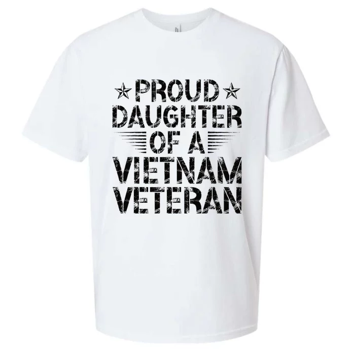 Proud Daughter Of A Vietnam Veteran Vintage Design Sueded Cloud Jersey T-Shirt