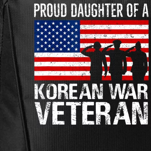 Proud Daughter Of A Korean War Veteran Family Matching Vet City Backpack