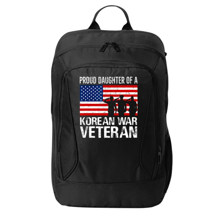 Proud Daughter Of A Korean War Veteran Family Matching Vet City Backpack