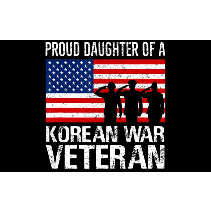 Proud Daughter Of A Korean War Veteran Family Matching Vet Bumper Sticker