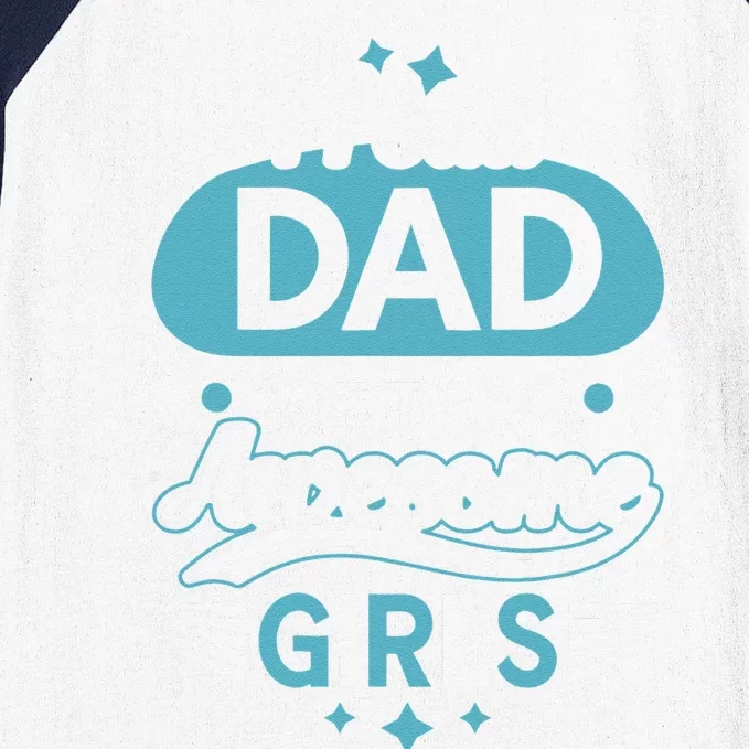 Proud Dad Of Two Awesome Fathers Day Baseball Sleeve Shirt