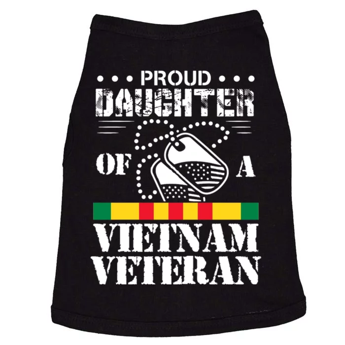 Proud Daughter Of A Vietnam Veteran Doggie Tank