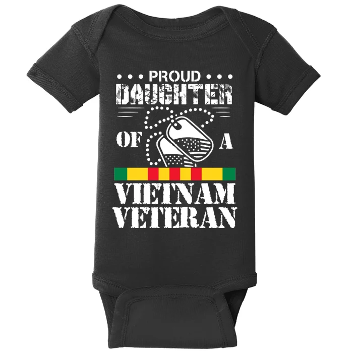 Proud Daughter Of A Vietnam Veteran Baby Bodysuit