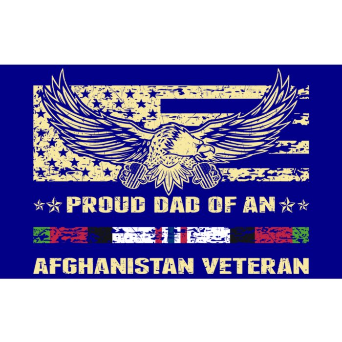 Proud Dad Of An Afghanistan Veteran Military Vets Father Gift Bumper Sticker