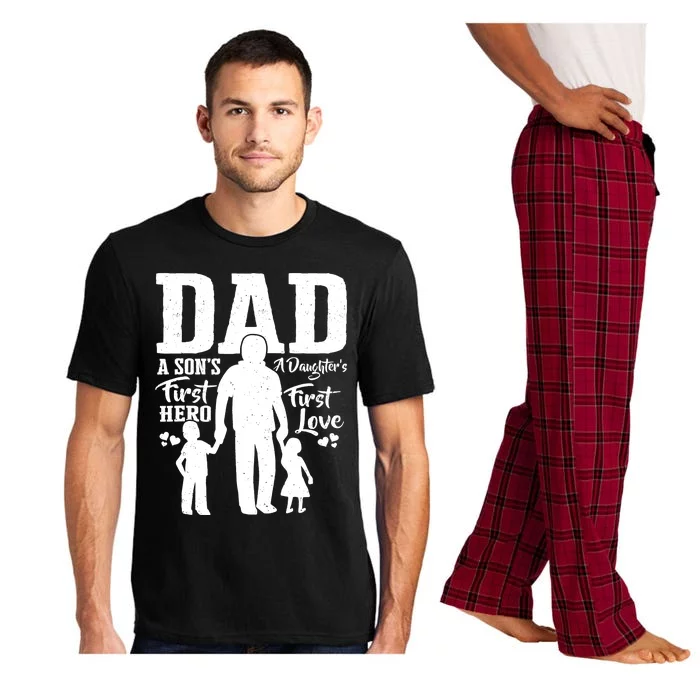 Proud Dad Of Twins Best Fathers Day Gift From Son Pajama Set