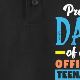 Proud Dad Of An Official Teenager, Birthday Outfit Dry Zone Grid Performance Polo