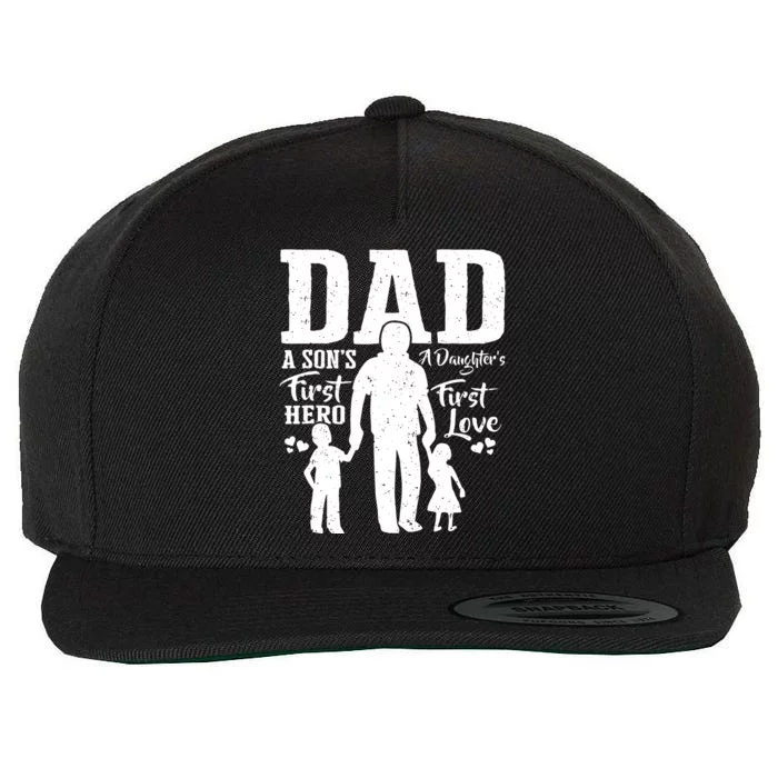 Proud Dad Of Twins Shirts Best Fathers Day Gift From Son Wool Snapback Cap