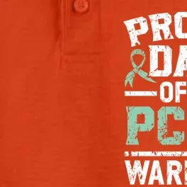 Proud Dad Of A Pcos Warrior Polycystic Ovary Syndrome Cool Gift Dry Zone Grid Performance Polo