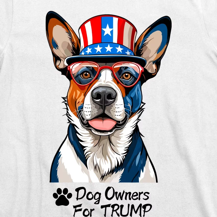 Patriotic Dog Owners For Trump T-Shirt