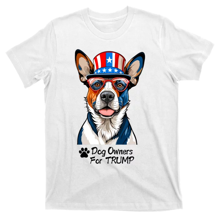 Patriotic Dog Owners For Trump T-Shirt