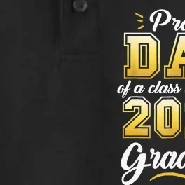 Proud Dad Of A Class Of 2024 Graduate Senior 24 Graduation Dry Zone Grid Performance Polo