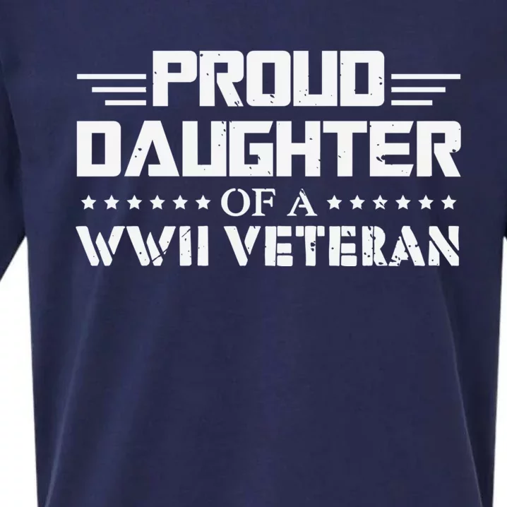 Proud Daughter Of A WW Us Army Veteran Day Sueded Cloud Jersey T-Shirt