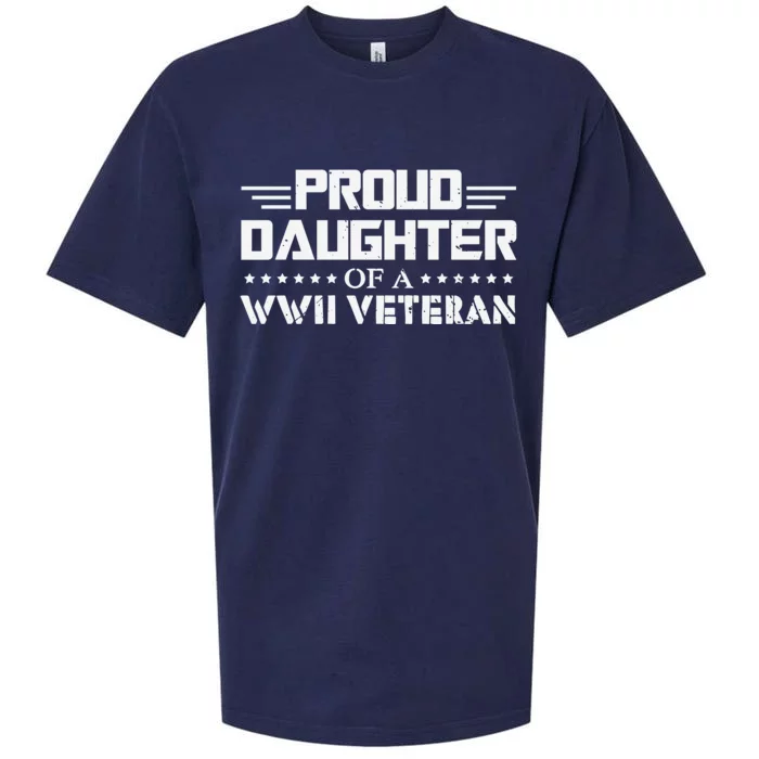 Proud Daughter Of A WW Us Army Veteran Day Sueded Cloud Jersey T-Shirt