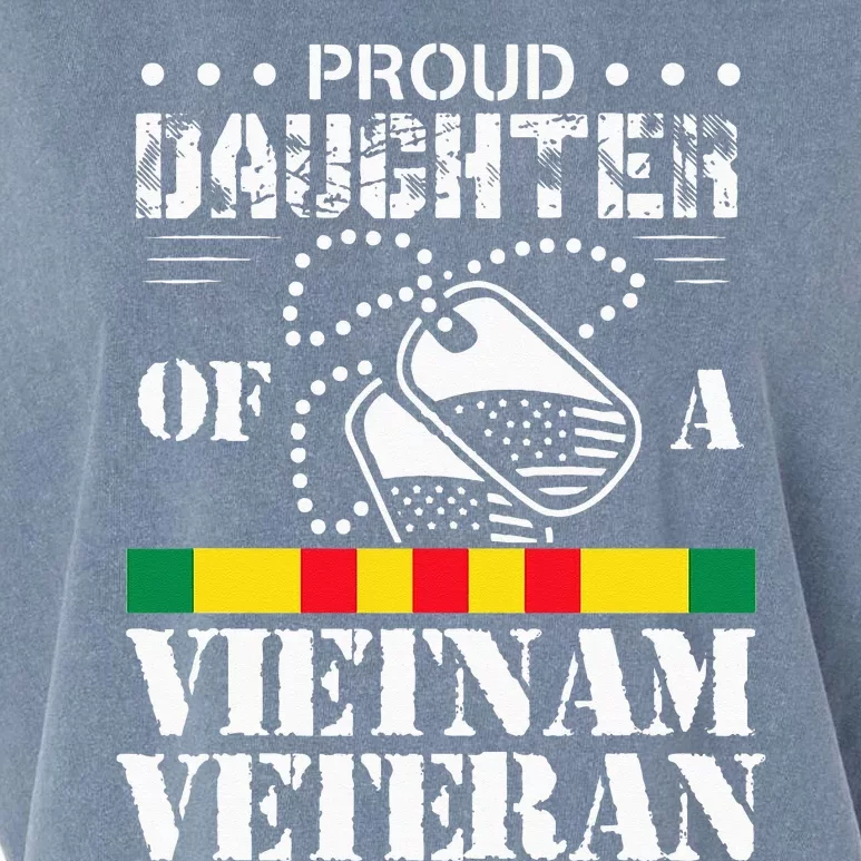 Proud Daughter Of A Vietnam Veteran Garment-Dyed Women's Muscle Tee