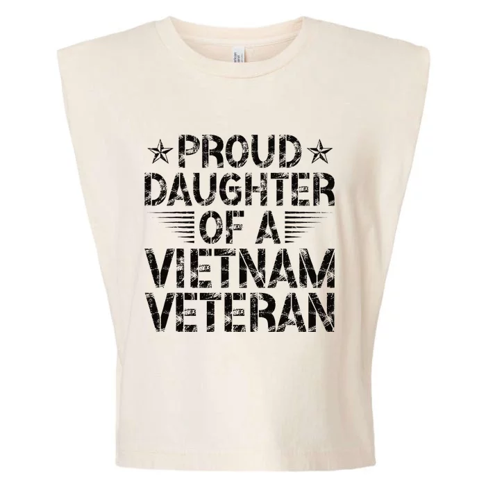 Proud Daughter Of A Vietnam Veteran Vintage Garment-Dyed Women's Muscle Tee