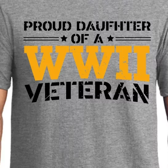 Proud Daughter Of A WW II Us Army Veteran Day Pajama Set