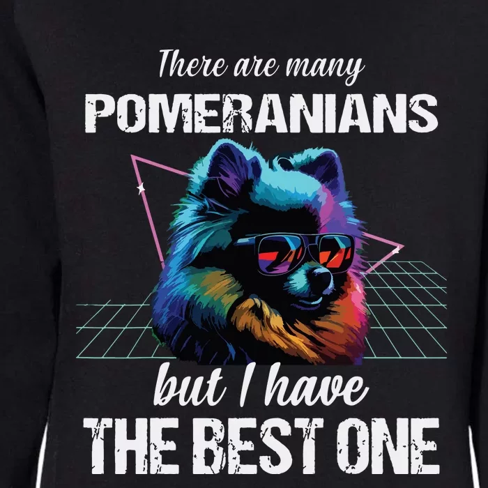 Pomeranian Dog Pomeranians Womens California Wash Sweatshirt