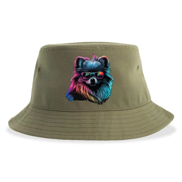 Pomeranian Dogs Pomeranians Sustainable Bucket Hat