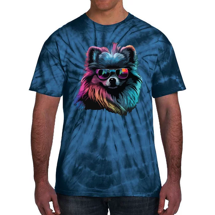 Pomeranian Dogs Pomeranians Tie-Dye T-Shirt