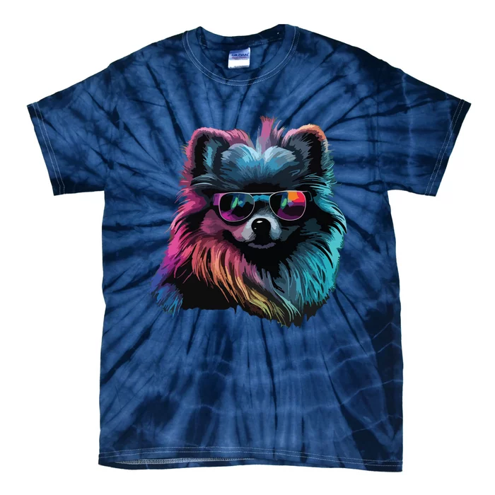 Pomeranian Dogs Pomeranians Tie-Dye T-Shirt