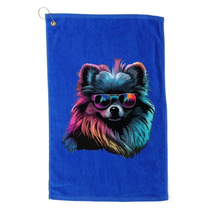 Pomeranian Dogs Pomeranians Platinum Collection Golf Towel