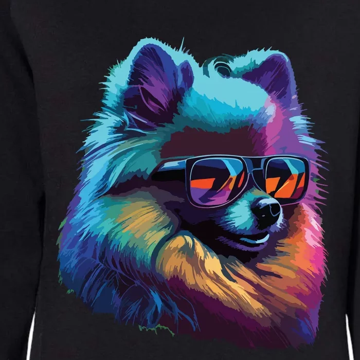 Pomeranian Dogs Pomeranians Womens California Wash Sweatshirt